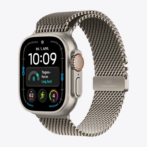 Apple Watch Ultra 4 - Milanaise mit Vertrag