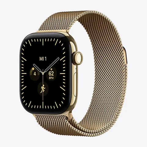 Apple Watch Series 12 - 42mm Titanium Edelstahlarmband GPS + Cellular mit Vertrag