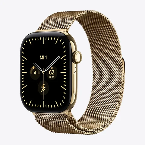 Apple Watch Series 12 - 46mm Titanium Edelstahlarmband GPS + Cellular mit Vertrag